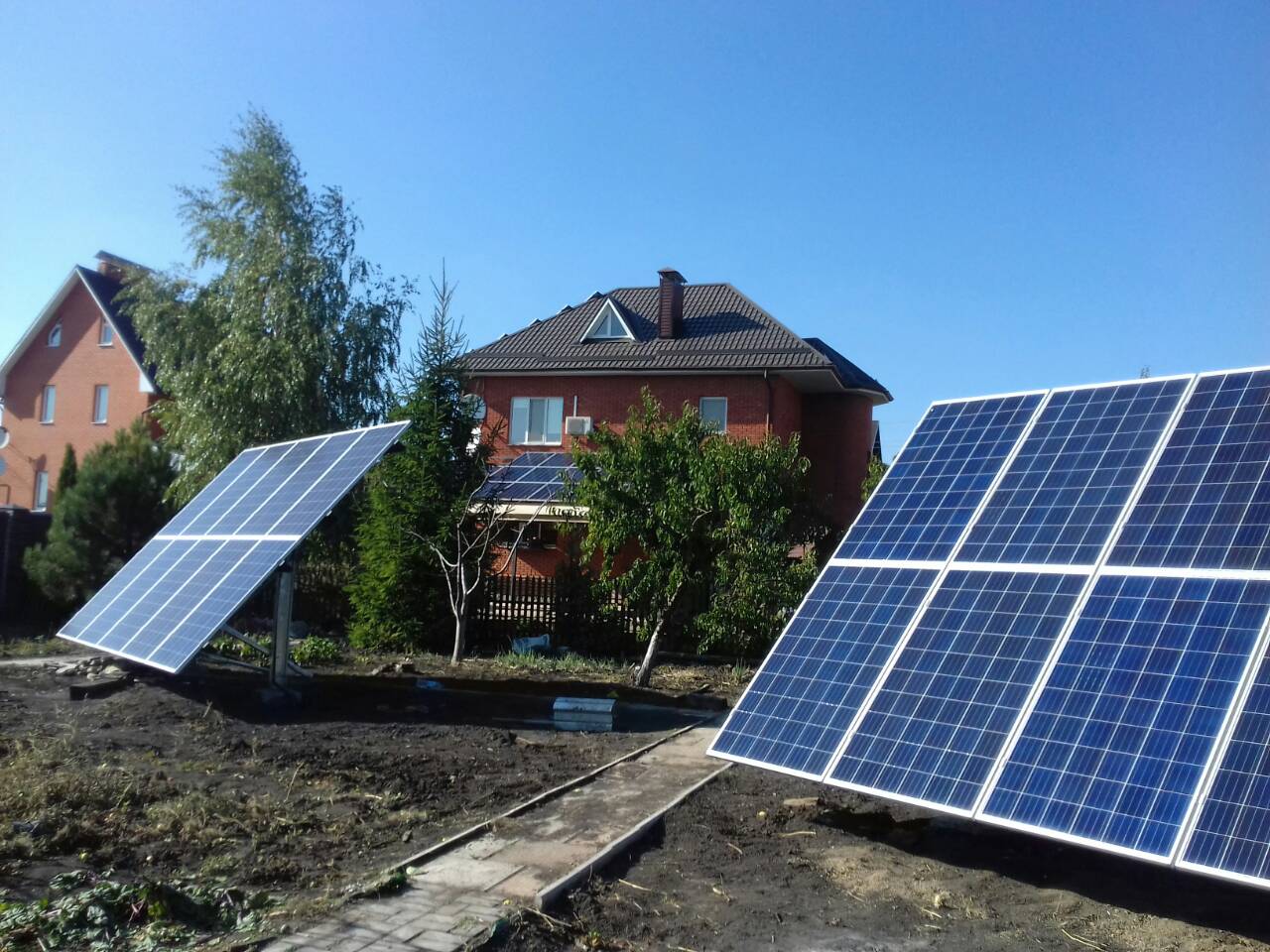 Проектирование, монтаж и подключение сетевой солнечной станции для дома 15 кВт в г. Харьков